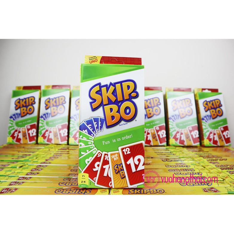 Bộ bài trò chơi un0 Classic, Wild, Skip Bo, Flip, Phase 10, DOS - bìa cứng cao cấp