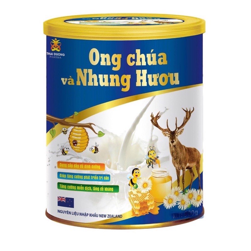 900G Sữa ong chúa và nhung hươu