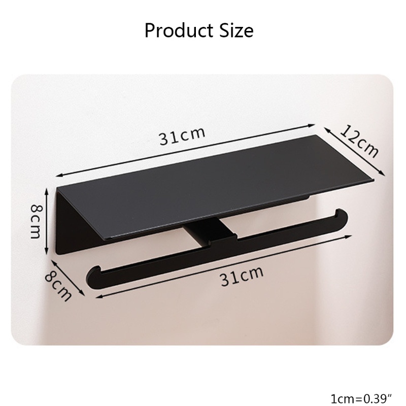 Giá Đỡ Cuộn Giấy Vệ Sinh Gắn Tường Tiện Lợi