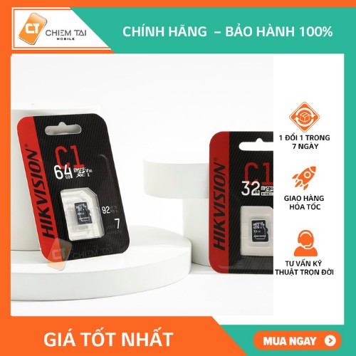 Thẻ nhớ HIKVISION Class 10 SDHC (16GB - 32GB - 64GB) | BigBuy360 - bigbuy360.vn