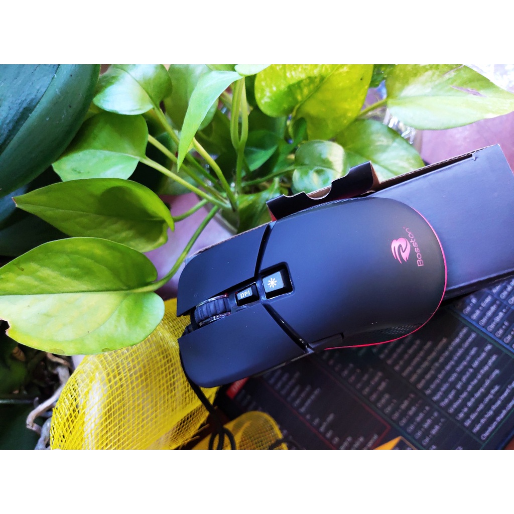 Chuột máy tính Gaming LED RGB Bosston M730/ M750/ M710 - Chuột Gaming có dây giá rẻ