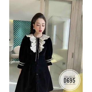 60-90kg Bigsize ĐẦM NƠ CỔ D695