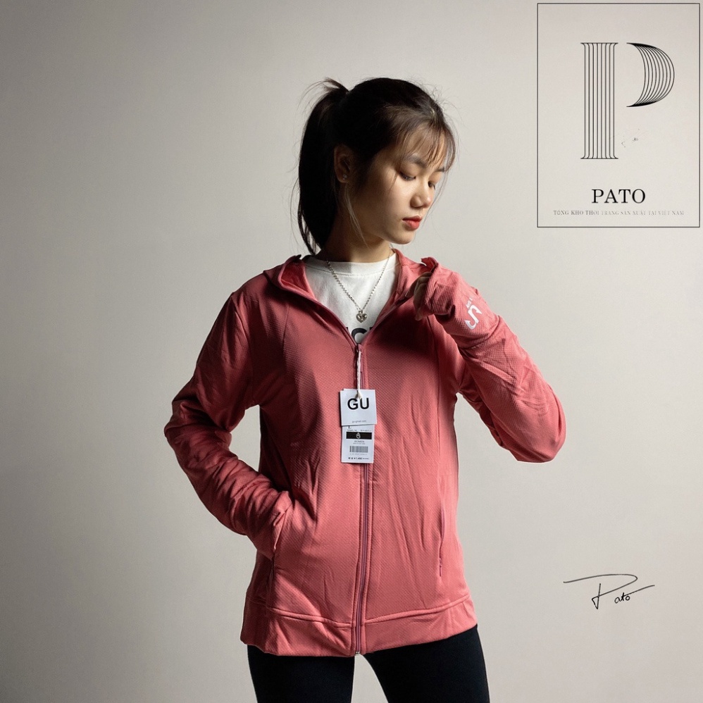 Áo chống nắng nữ thông hơi có size to chất vải kim cương siêu mát chống tia UV (ảnh shop chụp)