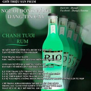 RIO - cooktail Rio đóng chai
