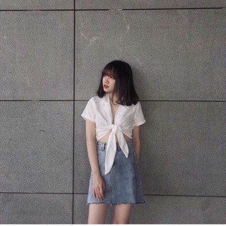 Áo thắt nơ ngực