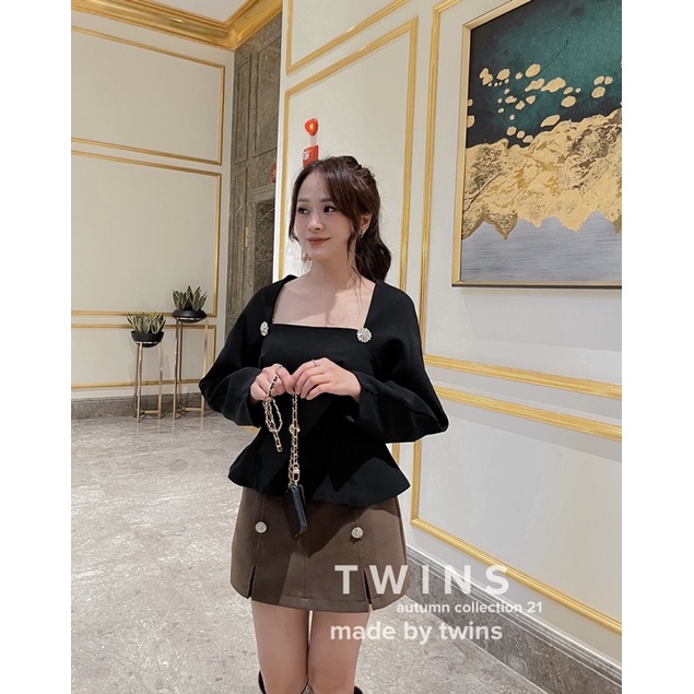 Áo thiết kế dáng Hàn Quốc by Twins (Soolli Top)