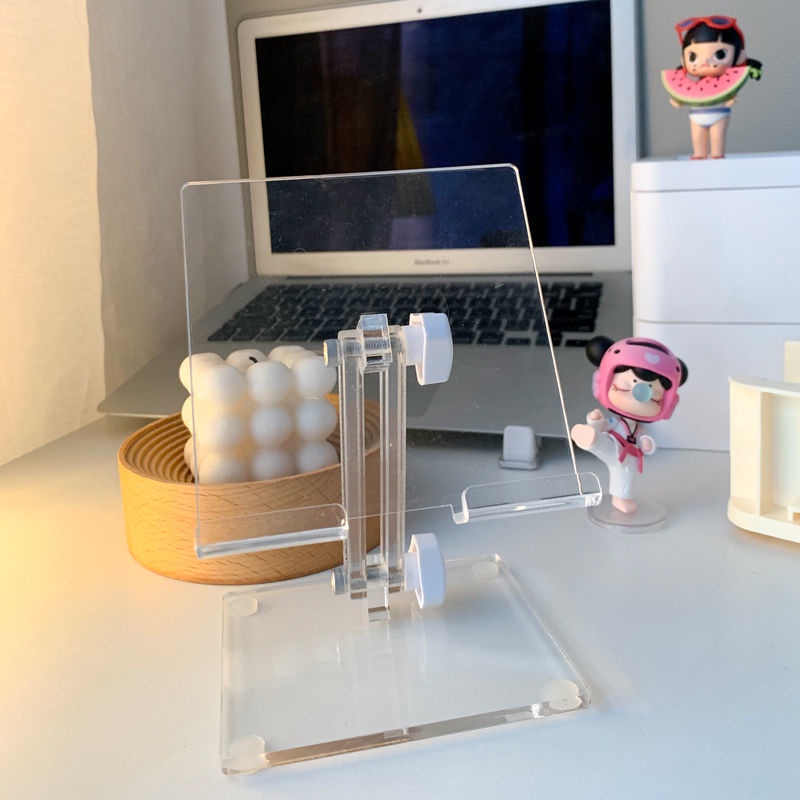 Giá Đỡ Điện Thoại / Máy Tính Bảng Bằng Acrylic Trong Suốt Tùy Chỉnh Tiện Dụng Cho ipad / Trực Tuyến