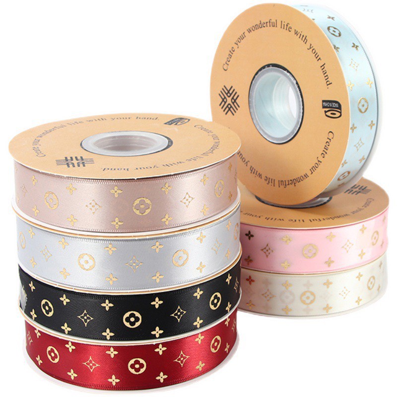 RUY BĂNG LỤA HÀN QUỐC bản rộng 2.5cm dùng gói hoa, gói quà, quà tặng - VPP HANI