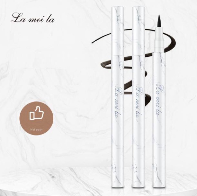Bút kẻ mắt lameila vỏ trắng vân đá hàng nội địa Trung