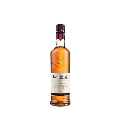 Vỏ chai đựng rượu ngoại thủy tinh glenfiddich 15 year