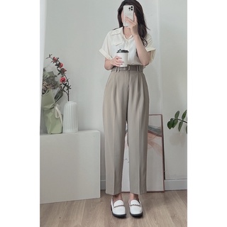 Quần baggy lụa hàn màu siêu xinh(322)