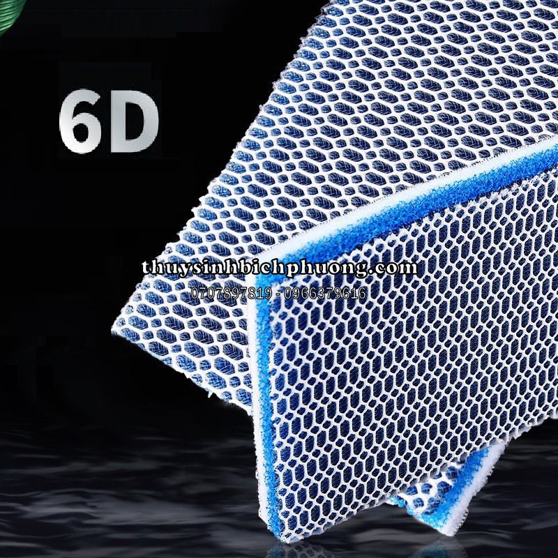 BÔNG LỌC 6D & 8D SIÊU BỀN - NUÔI VI SINH LỌC BỤI LÀM TRONG NƯỚC CHO HỒ CÁ THỦY SINH