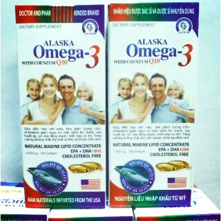 Omega 3 coenzym Q10 giúp bổ não,sáng mắt,các bệnh tim mạch....