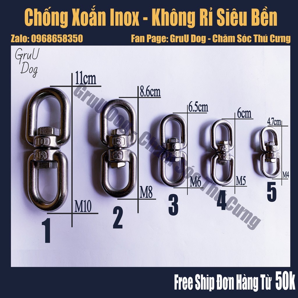 Chống xoắn inox