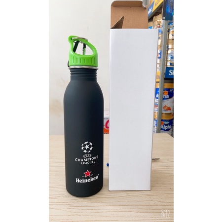 Bình đựng nước inox cao cấp quà tặng Heineken