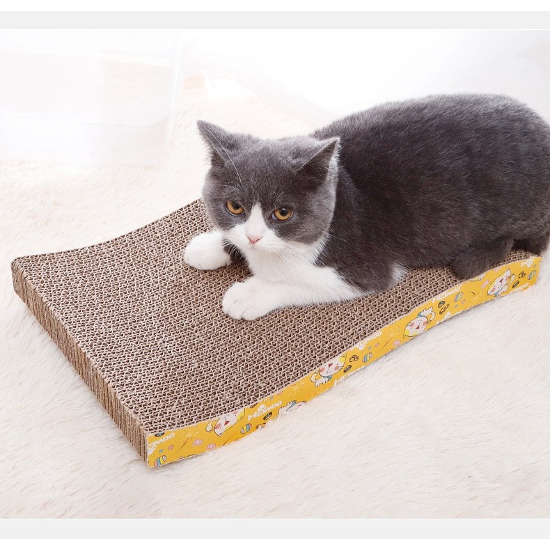 Bàn cào móng cho mèo giảm stress, hạn chế cào phá vật dụng