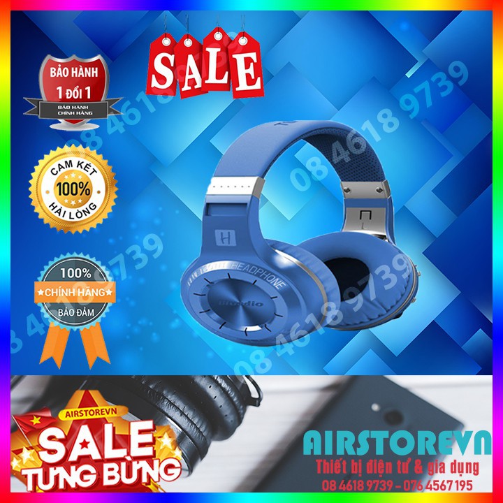 Headphone Bluetooth Bluedio 57 hàng chính hãng nghe nhạc cực hay- Màu ngẫu nhiên