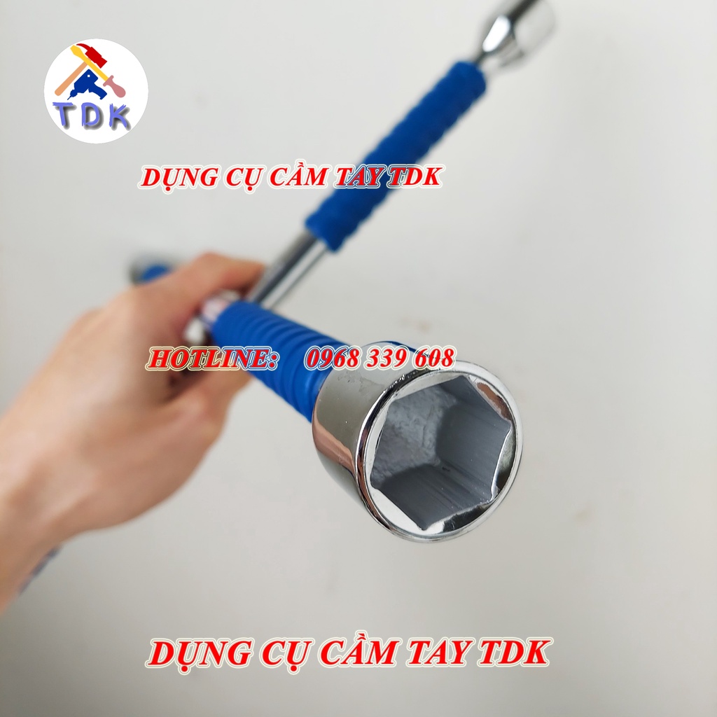 Tuýp chữ thập mở bánh xe C-Mart F0010B-400 17x19x21x23mm dài 400mm