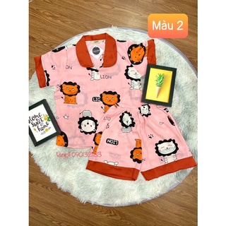 Set Bộ Lụa Mango Đùi cổ bèo sen Đồ Bộ Đồ Mặc Nhà Pijama