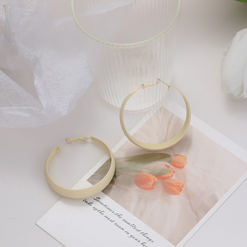 [Order & Sẵn] Bông tai tròn gold style Hongkong - NH005G