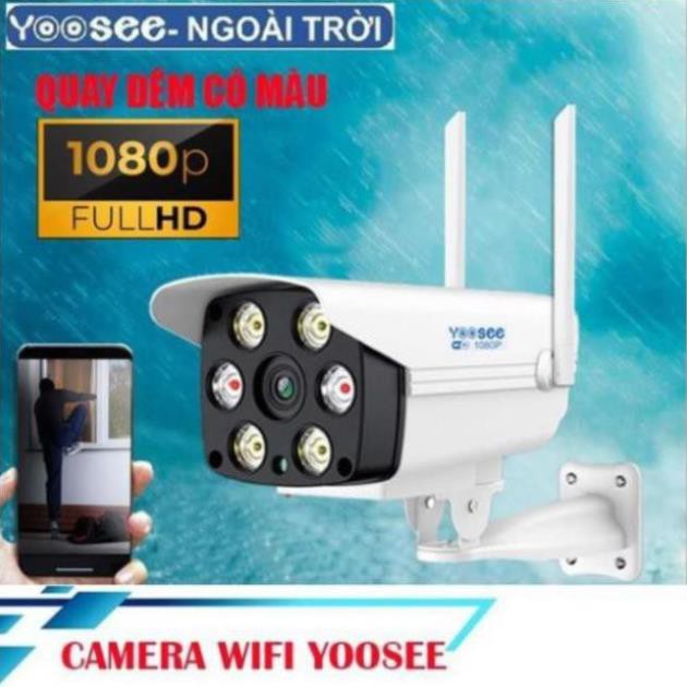 Camera ngoài trời, chống nước Yoosee Full HD 1080P 4 Led trợ sáng đàm thoại 2 chiều