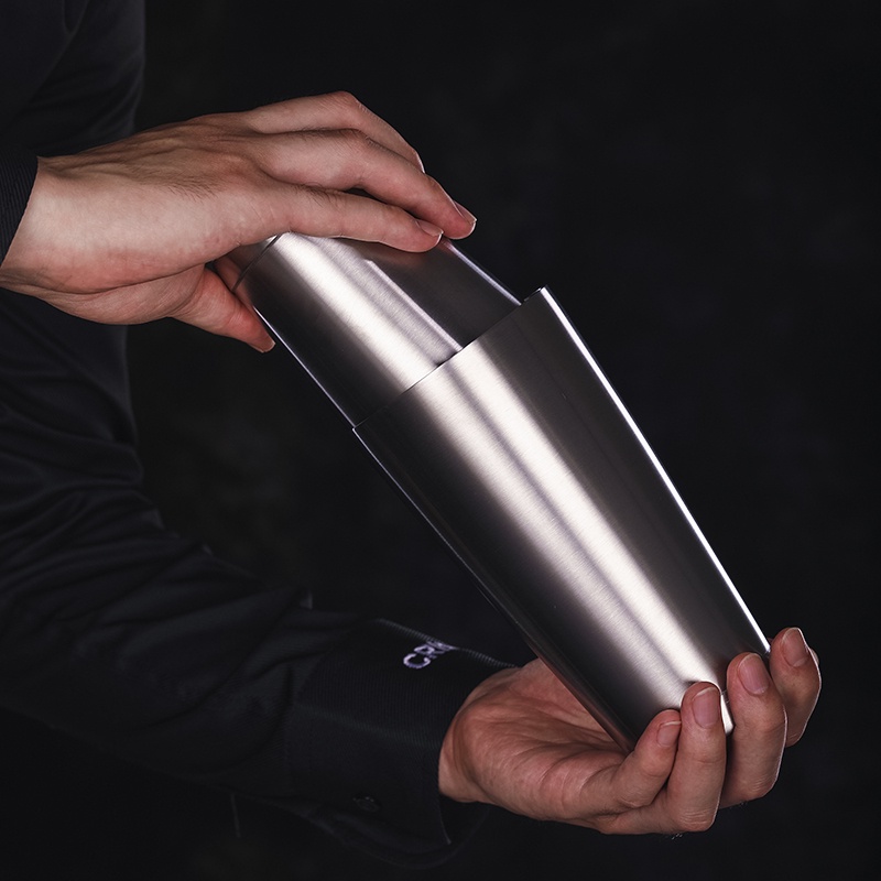 Boston Shaker 2 Đáy - Dụng cụ Bartender - Chất liệu inox 304 - Dung tích 550ml/750ml