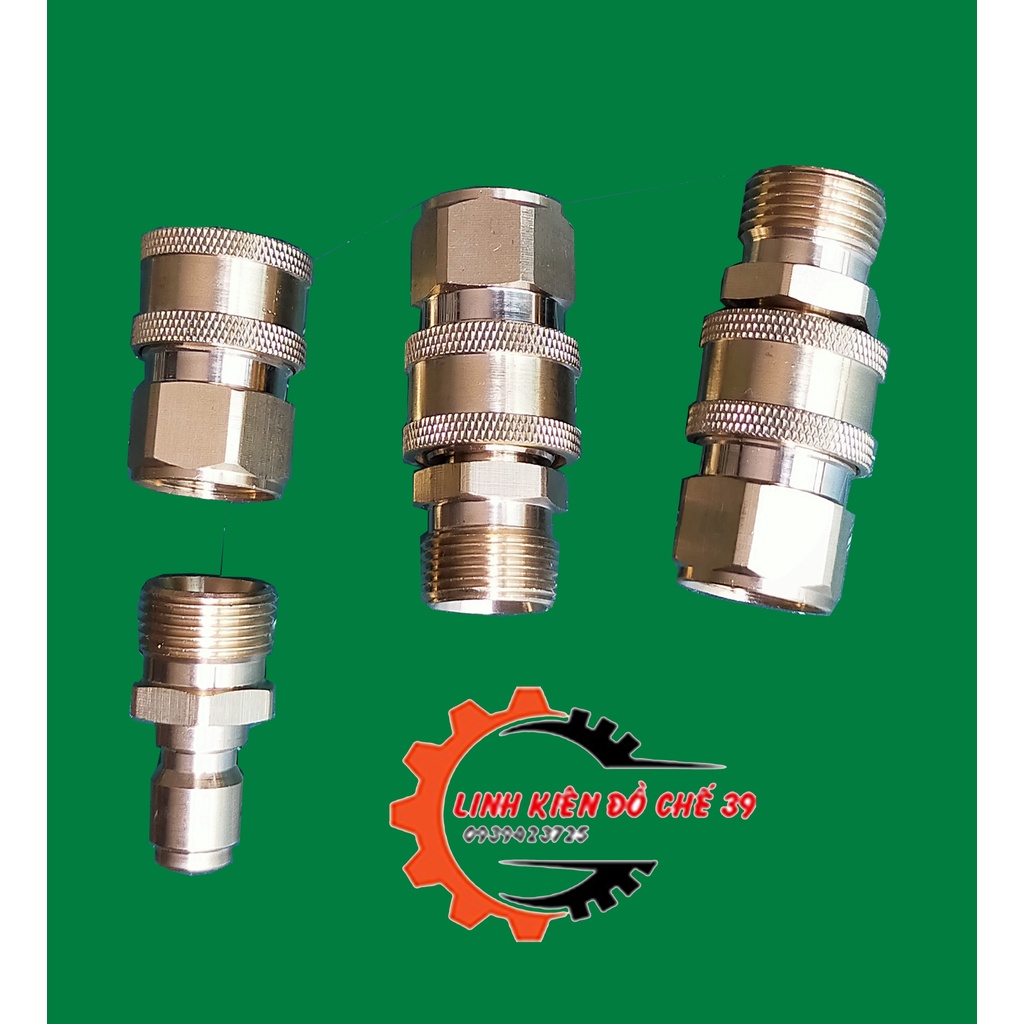 Khớp nối nhanh máy xịt rửa ren 22mm