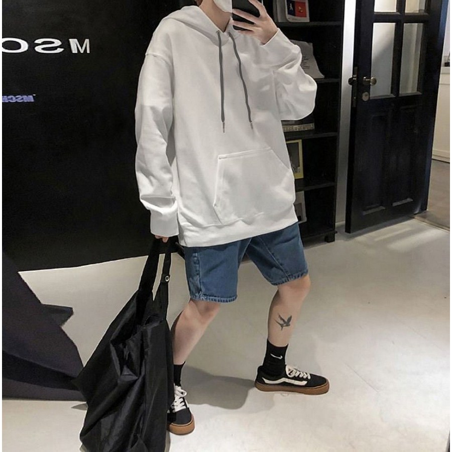 Áo Hoodie Trơn INICHI A857 Nam Nữ kiểu rúc chất nỉ thoáng mát cực đẹp | BigBuy360 - bigbuy360.vn