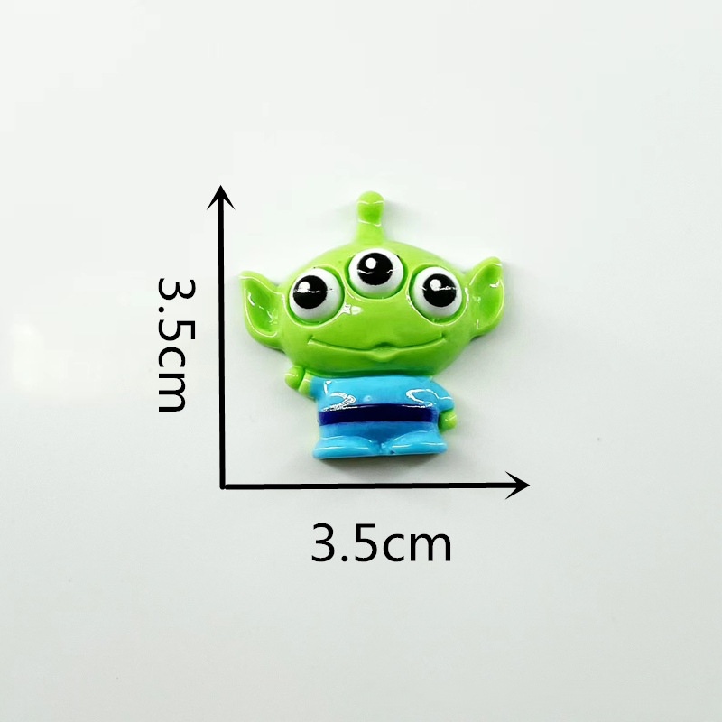 Keo Dán resin Hình Hoạt Hình Ba Mắt Quái Vật Buzz Lightyear diy