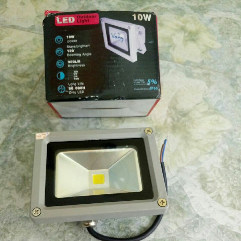 Đèn pha led ánh sáng vàng nắng 10w chiếu cho hòn non bộ, góc tiểu cảnh -cây- tranh