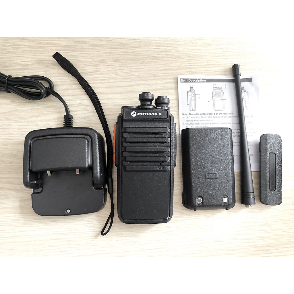 PIN + SẠC + ĂNG TEN BỘ ĐÀM MOTOROLA GP-680 / GP-588 / GP-860 / GP650