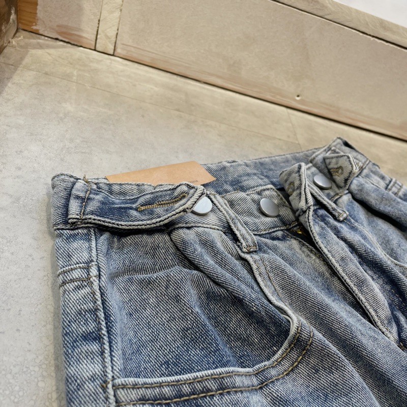 [Ảnh thật tự chụp] Quần jeans suông 612