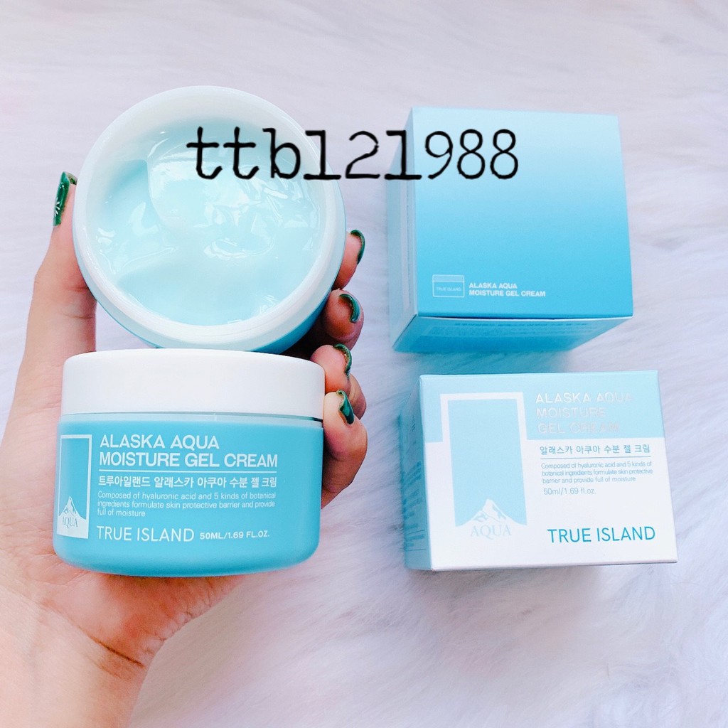 KEM DƯỠNG CẤP NƯỚC VÀ TÁI TẠO DA HIỆU QUẢ ALASKA AQUA MOISTURE GEL CREAM