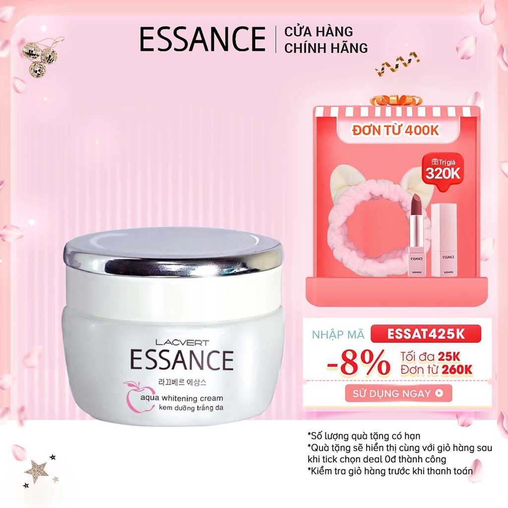 Kem dưỡng trắng da Essance Aqua Whitening Cream 40g
