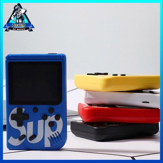 [Fitslim] Double Version Handheld Game Player Built-in 400 Games Color LCD Game