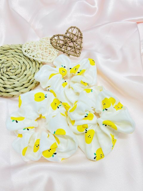 Scrunchie Dây Buộc tóc- chun cột tóc vải (ảnh thật) - nhiều mẫu