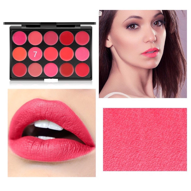 Bảng son lì MISS ROSE Matte 15 màu