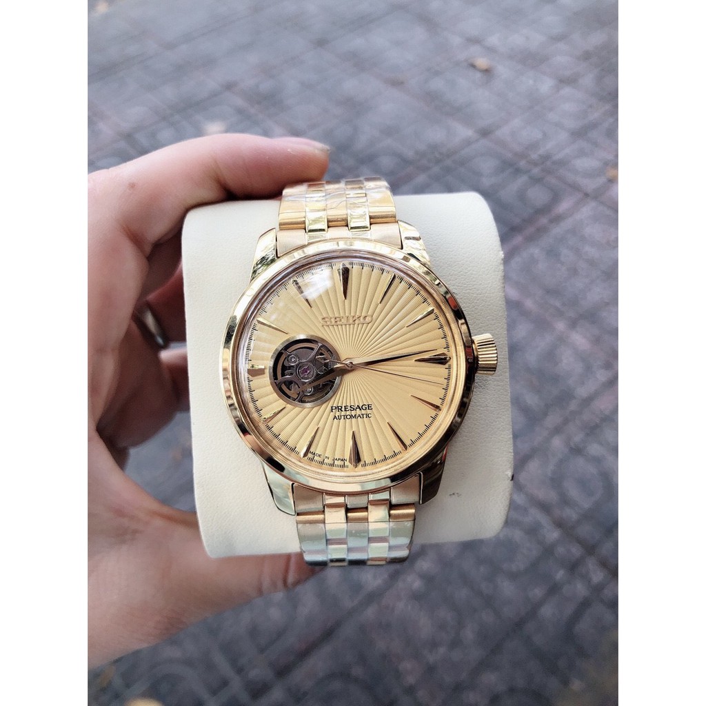 Đồng hồ Seiko Presage Automatic Hở Tim Cho Nam Size 41mm