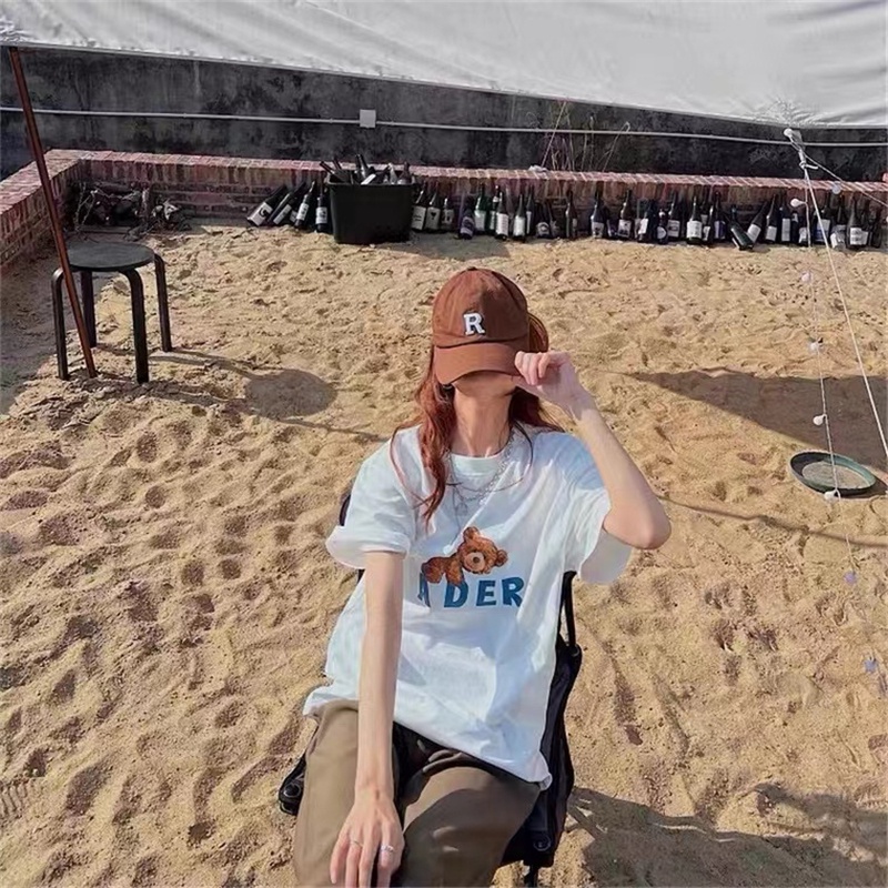 NRVP Áo Thun Cotton Tay Ngắn Cổ Tròn Màu Trơn Thời Trang Dành Cho Nữ