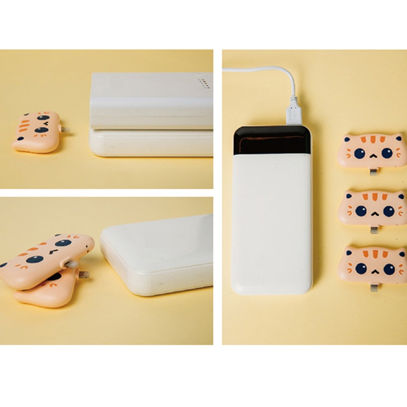 Cục Sạc Pin Mini 800mah Dễ Thương Cho Điện Thoại IOS