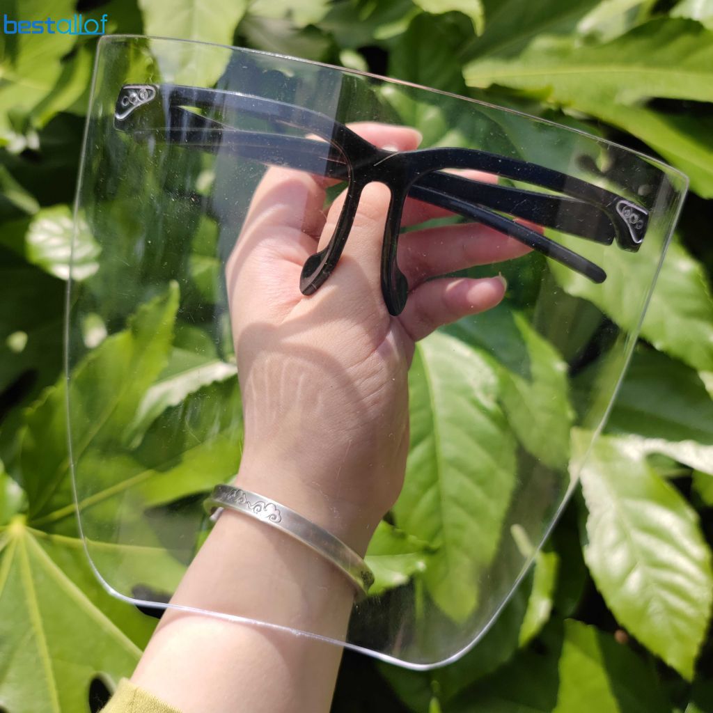 Mặt Nạ Bảo Vệ Chống Giọt Nước / Chống Tia UV / Chống Sốc Nam và nữ BLOCC Face Shield lớn Gương acrylic Oversized Full Face Shield kính bảo vệ, kính bảo hộ, kính bảo hộ, nắp chắn BEST