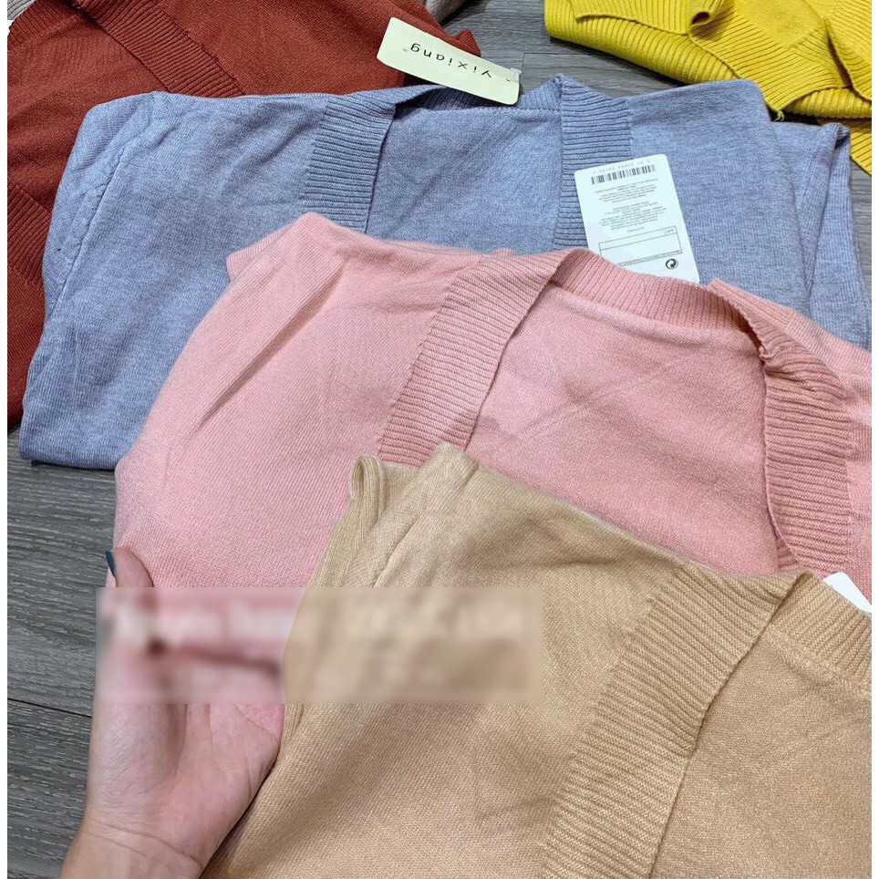 [Có sẵn] Áo khoác len cardigan form dài hàng nhập Quảng Châu ! | BigBuy360 - bigbuy360.vn
