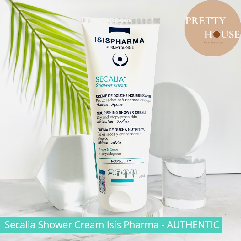 Sữa tắm dưỡng ẩm dành cho da khô, chàm, kích ứng Secalia Shower Cream Isis Pharma