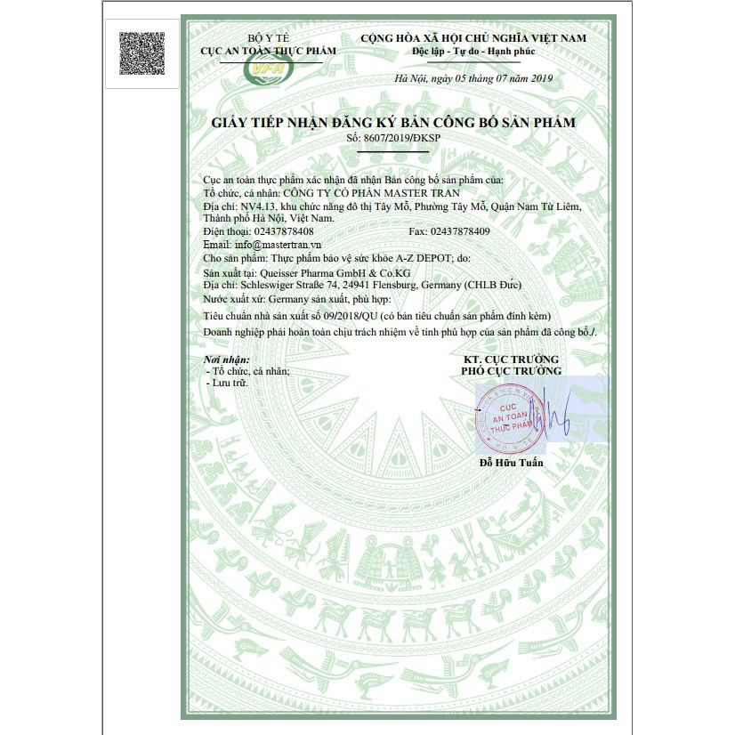 Bổ sung vitamin tổng hợp Aktiv A-Z Depot - nhập khẩu từ Doppelherz Đức, đầy đủ vtm A C D Canxi Magie kẽm | Thế Giới Skin Care