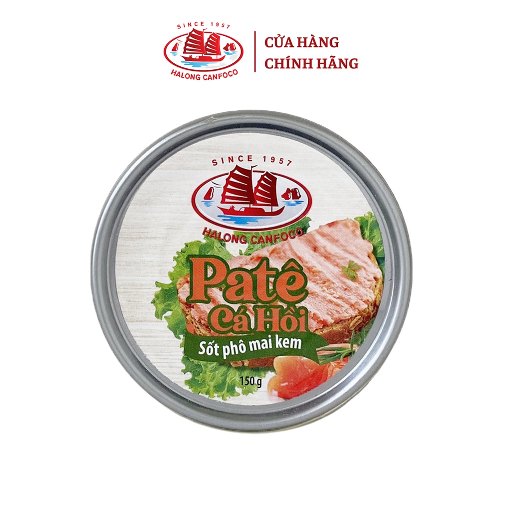 Pate cá hồi sốt phô mai kem 150g Đồ Hộp Hạ Long