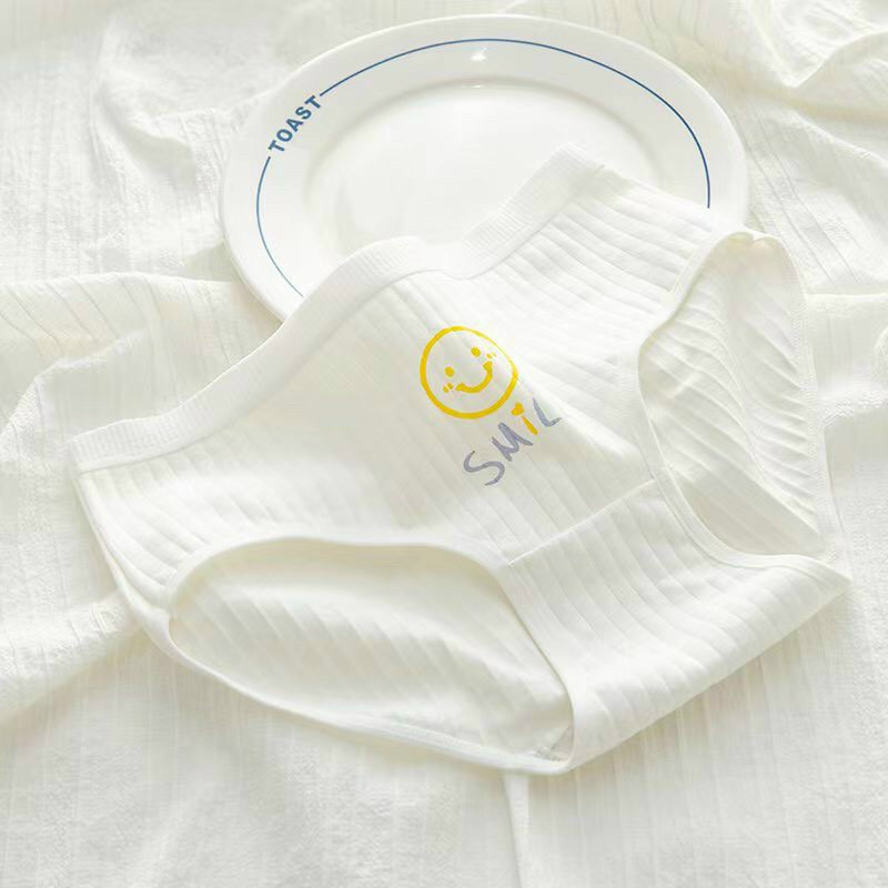Quần Lót Nữ Cotton Smile Dễ Thương Kháng Khuẩn Mềm Mịn Min Underwear 254118