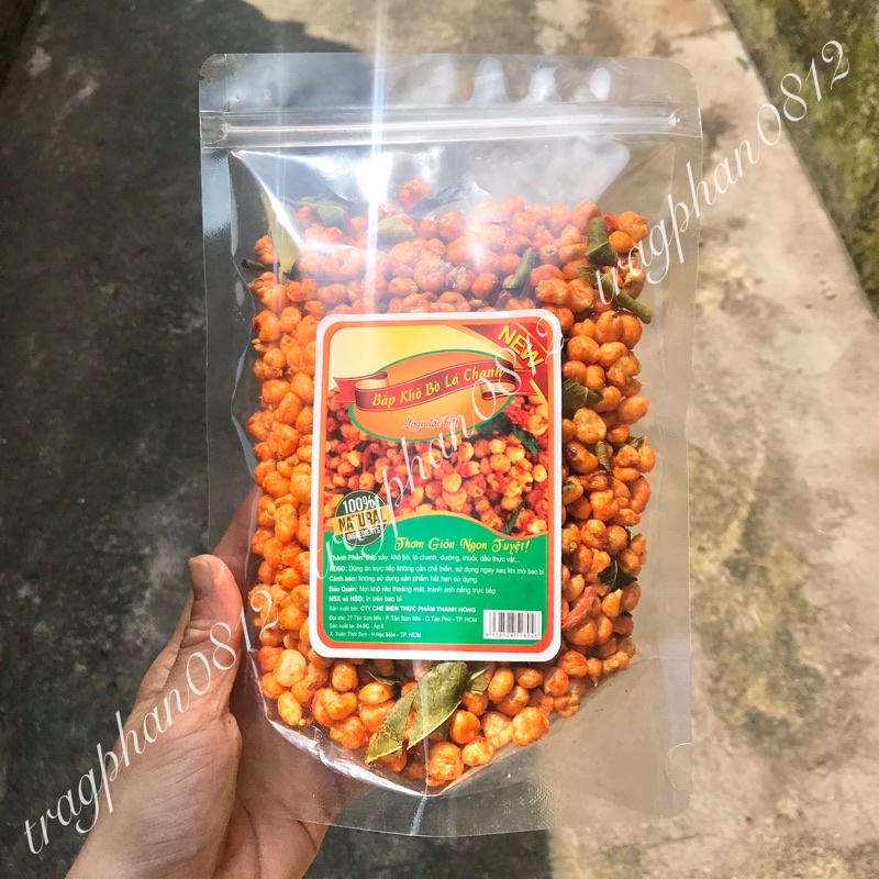 Bắp sấy bò lá chanh (500g)