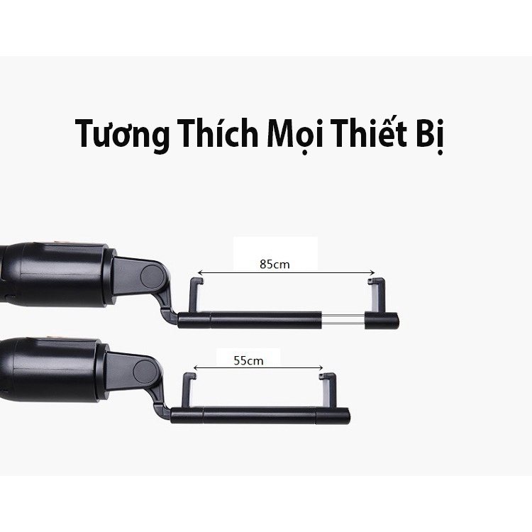 Gậy Chụp Ảnh Bluetooth Tripod K07 3 chân đa năng chống rung xoay 270 độ Giá đỡ điện thoại để bàn để bàn - BELO