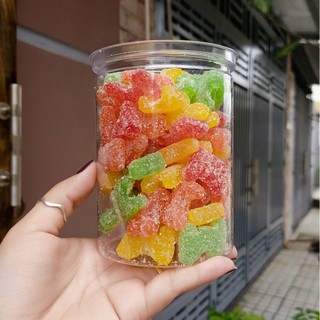 Lon 500g Kẹo Gôm Đường Trái Cây