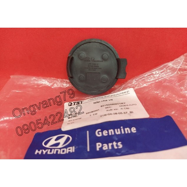 Nắp che vít hạ lốp dự phòng xe Hyundai Solati - giá 1 cái - Mã số: 8315259001TRY